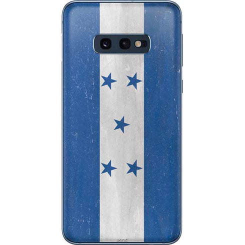 Honduras Flag Distressed Galaxy S10e Skin